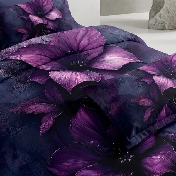 Multicolor_Glace_Cotton_Bedsheet_With_Pillow_Cover_For_Home
