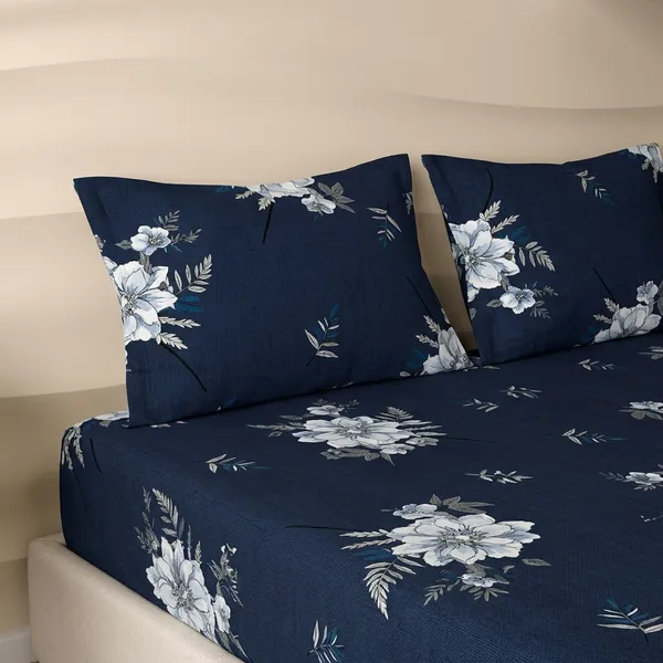 Multicolor_Cotton_Bedsheet_With_Pillow_Cover_For_Home