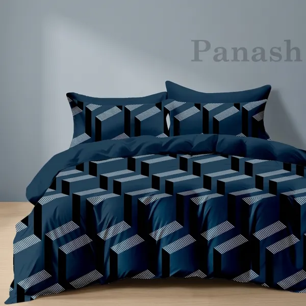 Multicolor_Cotton_Bedsheet_With_Pillow_Cover_For_Home