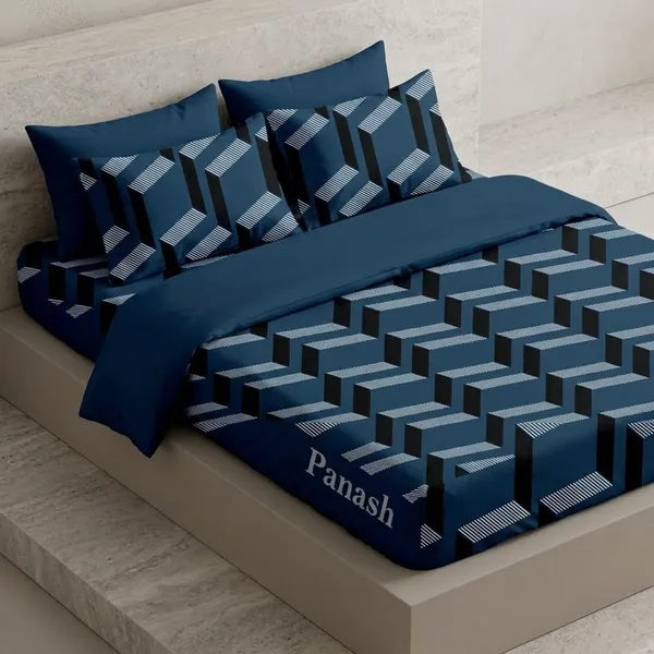 Multicolor_Cotton_Bedsheet_With_Pillow_Cover_For_Home