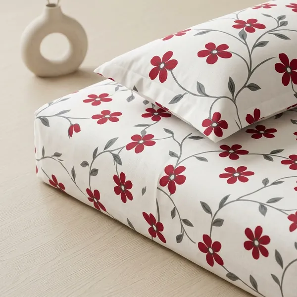 Multicolor_Cotton_Bedsheet_With_Pillow_Cover_For_Home
