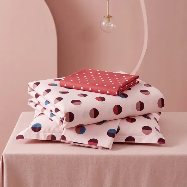 Multicolor_Cotton_Bedsheet_With_Pillow_Cover_For_Home
