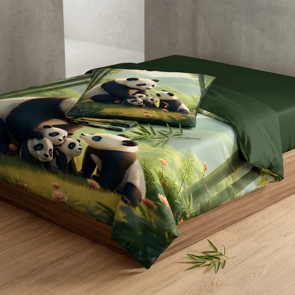 Multicolor_Glace_Cotton_Bedsheet_With_Pillow_Cover_For_Home