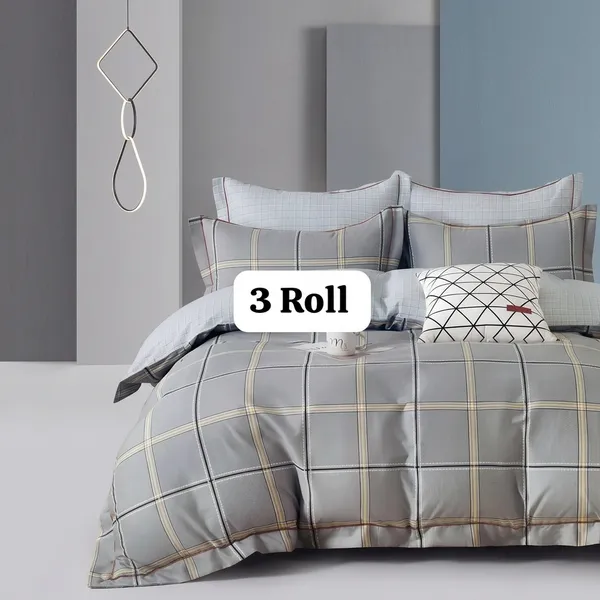 Multicolor_Cotton_Bedsheet_With_Pillow_Cover_For_Home