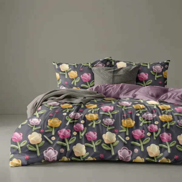 Multicolor_Cotton_Bedsheet_With_Pillow_Cover_For_Home