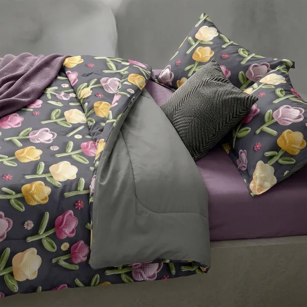 Multicolor_Cotton_Bedsheet_With_Pillow_Cover_For_Home