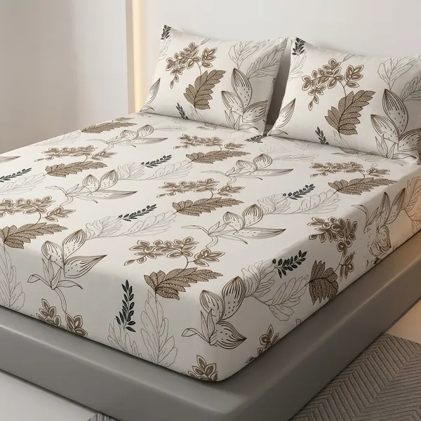Multicolor_Cotton_Bedsheet_With_Pillow_Cover_For_Home