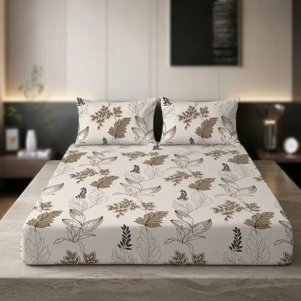 Multicolor_Cotton_Bedsheet_With_Pillow_Cover_For_Home