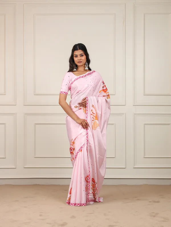 Pink_Crepe_Printed_Saree_For_Women