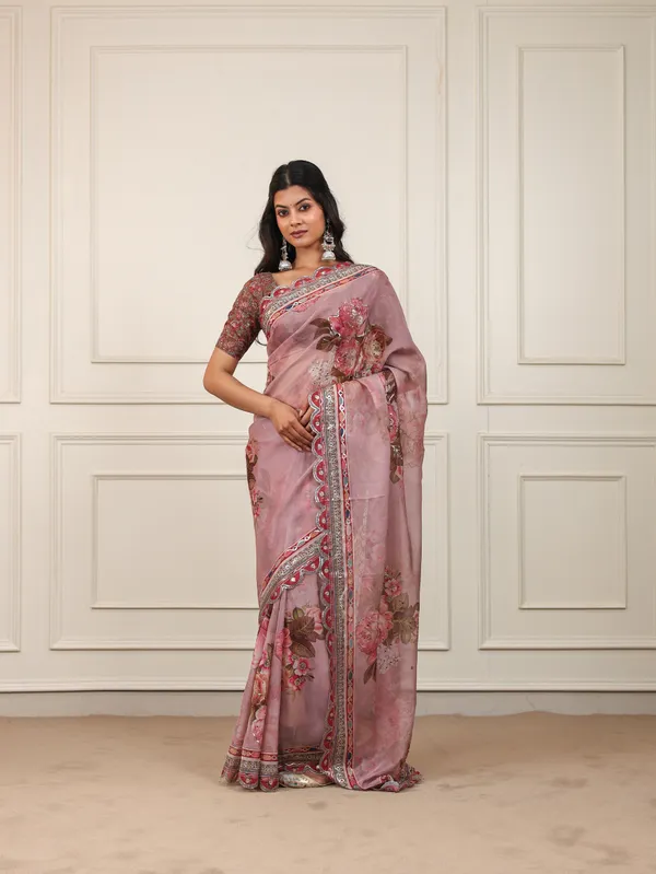 Pink_Organza_Printed_Embroidered_Saree_For_Women