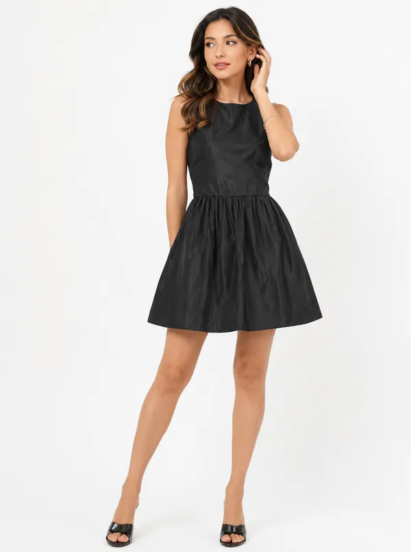 Black_Fit_&_Flare_Dress_with_Built-In_Shorts