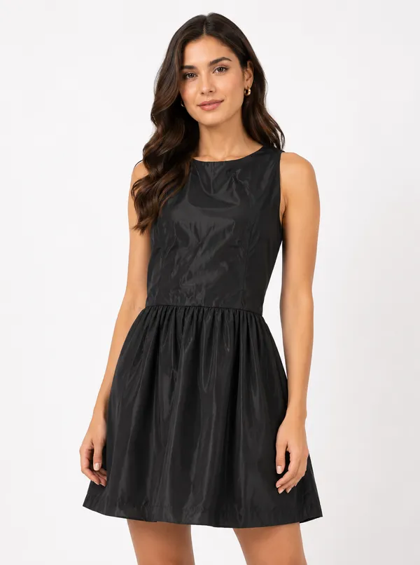 Black_Fit_&_Flare_Dress_with_Built-In_Shorts