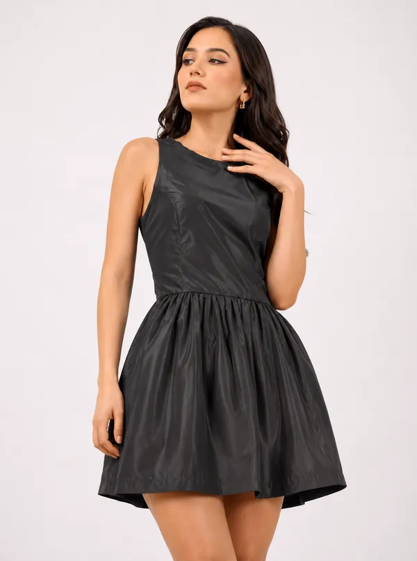 Black_Fit_&_Flare_Dress_with_Built-In_Shorts