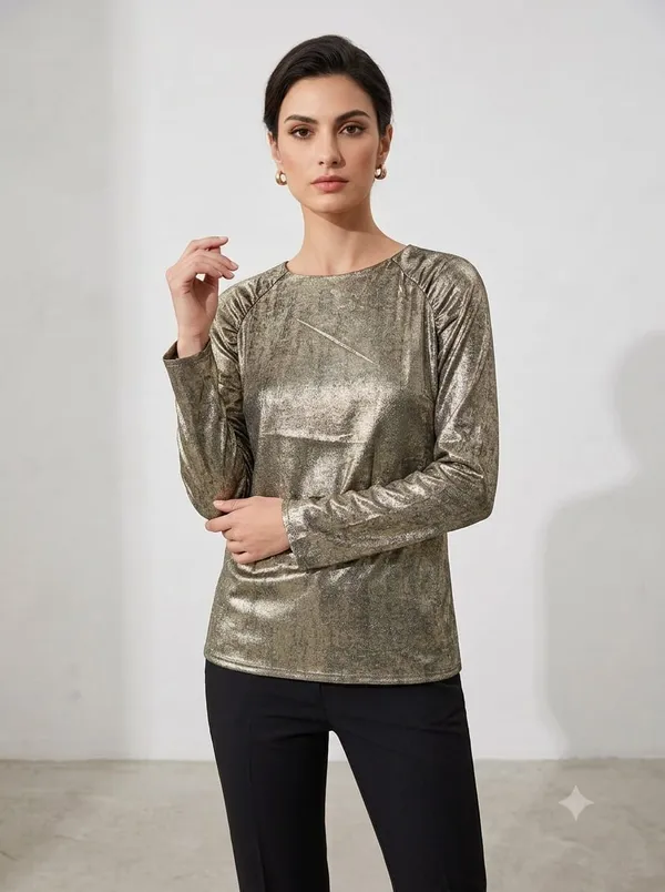 Women's_Gold_Metallic_Shimmer_Top_|_Full_Sleeve_Party_Wear_Top