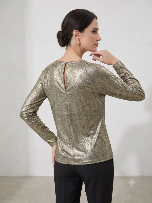 Women's_Gold_Metallic_Shimmer_Top_|_Full_Sleeve_Party_Wear_Top