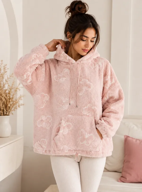 Women's_Ultra_Soft_Teddy_Hoodie_|_Butterfly_Pattern_Fleece_Winter_Pullover