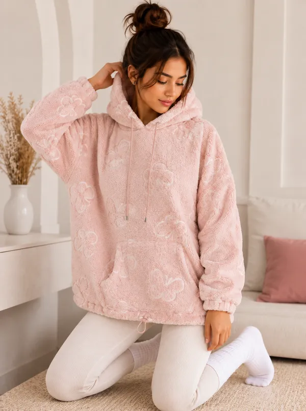 Women's_Ultra_Soft_Teddy_Hoodie_|_Butterfly_Pattern_Fleece_Winter_Pullover
