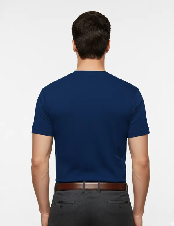 Navy_Blue_Cotton_Regular_Fit_Round_Neck_T-Shirt_For_Men