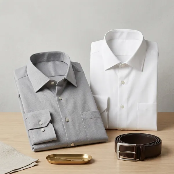 Grey_&_White_Satin_Formal_Shirt_Duo_For_Men