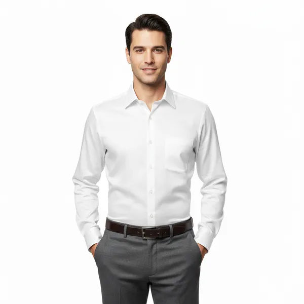 White_Satin_Regular_Fit_Formal_Shirt_For_Men