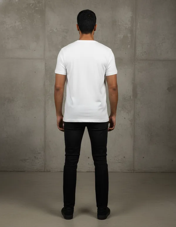 White_Cotton_Regular_Fit_Skull_Graphic_T-Shirt_For_Men