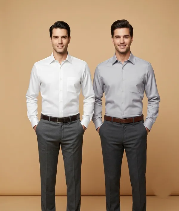 Grey_&_White_Satin_Formal_Shirt_Duo_For_Men