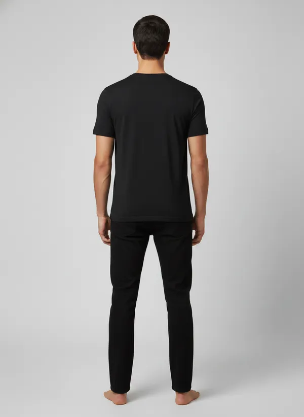 Black_Cotton_Regular_Fit_Spider_Logo_Graphic_T-Shirt_For_Men
