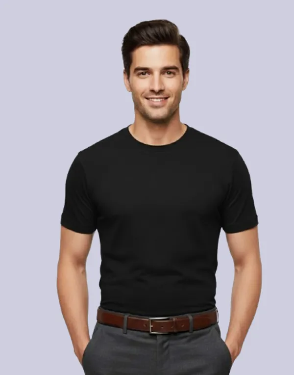 Black_Cotton_Regular_Fit_Crew_Neck_T-Shirt_For_Men