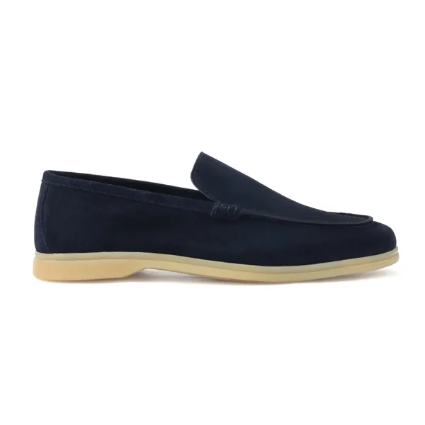 Navy_Blue_Suede_Slip-On_Loafers_For_Men