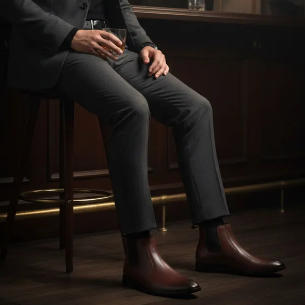 Burgundy_Leather_Chelsea_Boots_For_Men