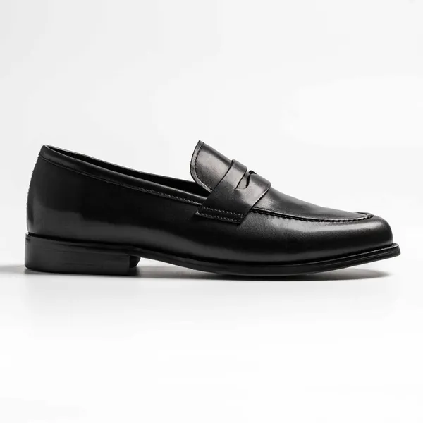 Black_Leather_Penny_Loafer_Shoes_For_Men