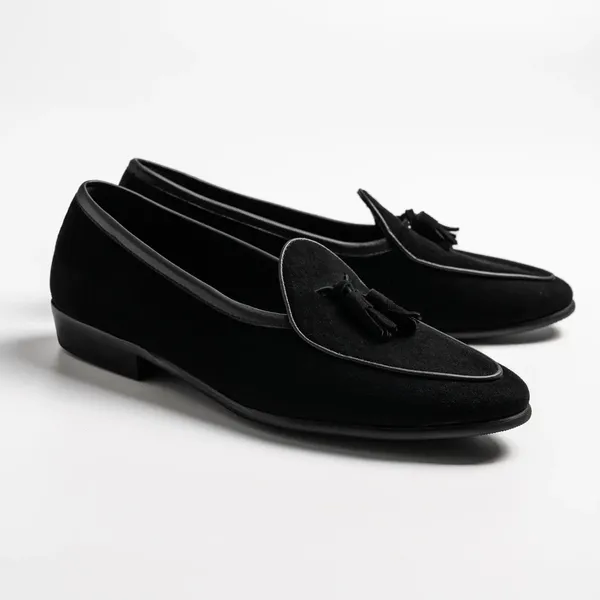 Black_Velvet_Tassel_Loafers_For_Men