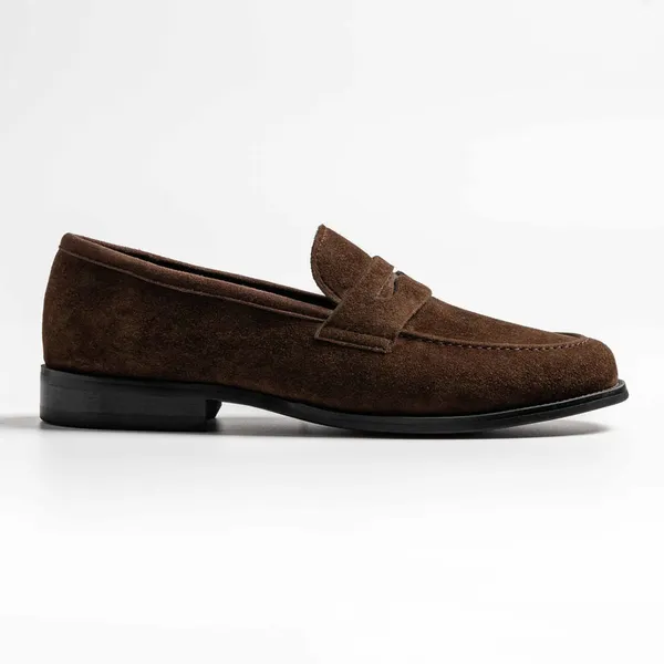 Brown_Suede_Penny_Loafers_For_Men