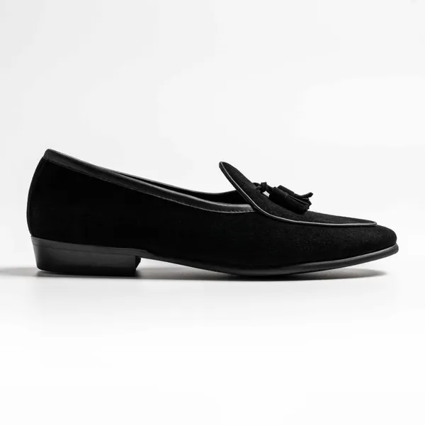Black_Velvet_Tassel_Loafers_For_Men