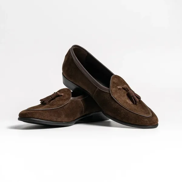 Coca_Brown_Suede_Tassel_Loafers_For_Men