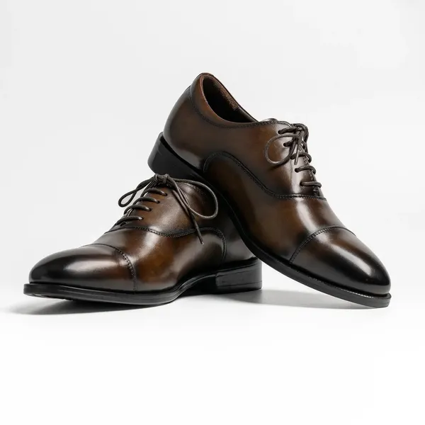 Brown_Leather_Cap_Toe_Oxford_Formal_Shoes_For_Men