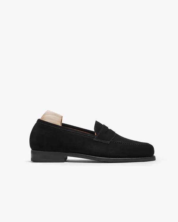 Black_Suede_Penny_Loafers_For_Men