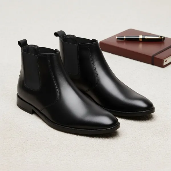 Black_Leather_Chelsea_Boots_For_Men