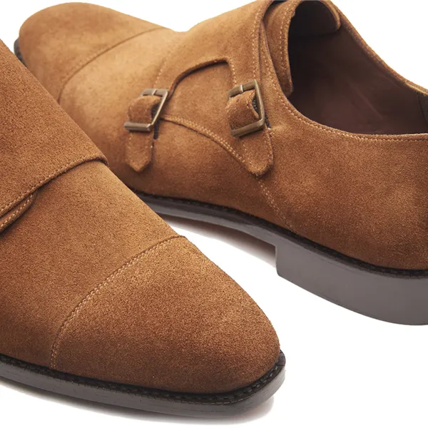 Tan_Suede_Double_Monk_Strap_Formal_Shoes_For_Men