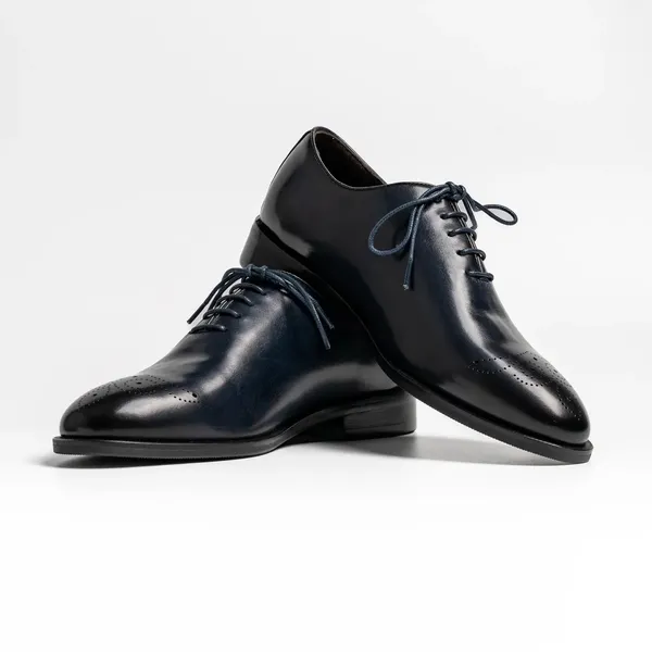 Navy_Blue_Leather_Brogue_Oxford_Formal_Shoes_For_Men