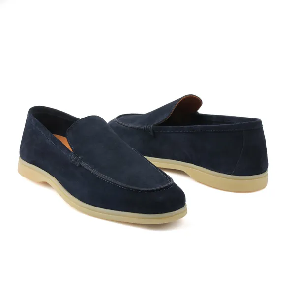 Navy_Blue_Suede_Slip-On_Loafers_For_Men