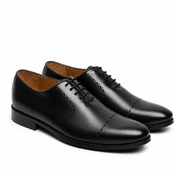 Black_Leather_Cap_Toe_Oxford_Formal_Shoes_For_Men