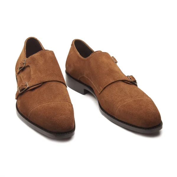Tan_Suede_Double_Monk_Strap_Formal_Shoes_For_Men