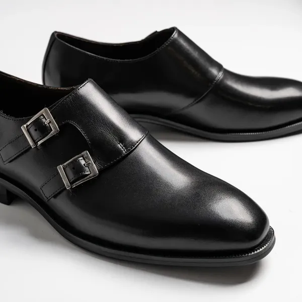 Black_Leather_Double_Monk_Strap_Formal_Shoes_For_Men