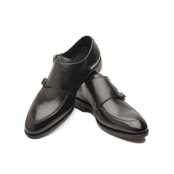 Black_Leather_Double_Monk_Strap_Formal_Shoes_For_Men