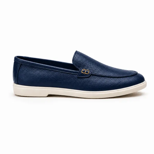 Blue_Leather_Loafer_Shoes_For_Men