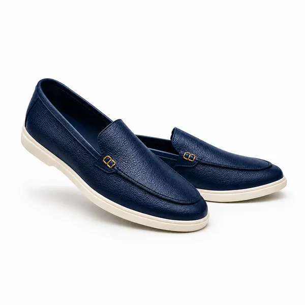Blue_Leather_Loafer_Shoes_For_Men