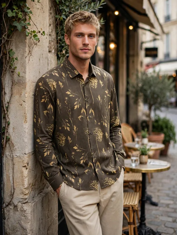 The_Brown_Olive_Noir_-_Golden_Herbarium_Shirt