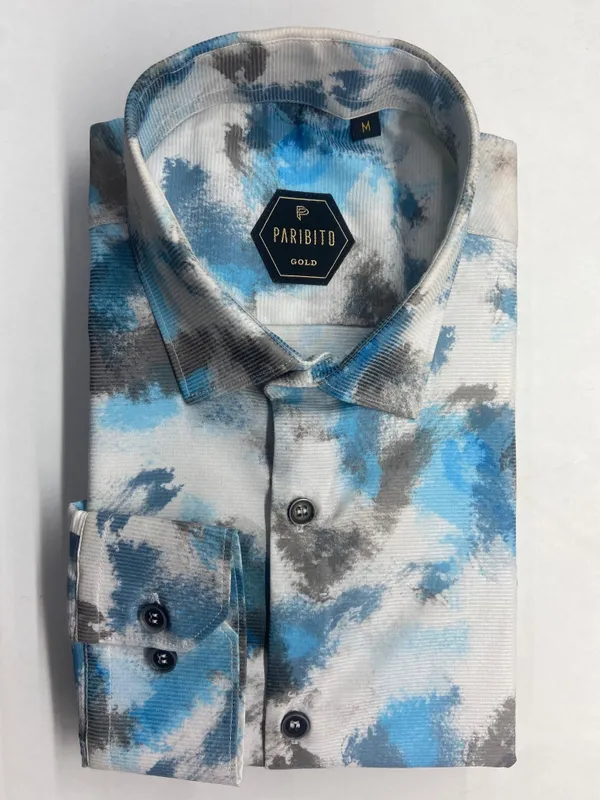Blue_And_Grey_Abstract_Print_Casual_Shirt_For_Men