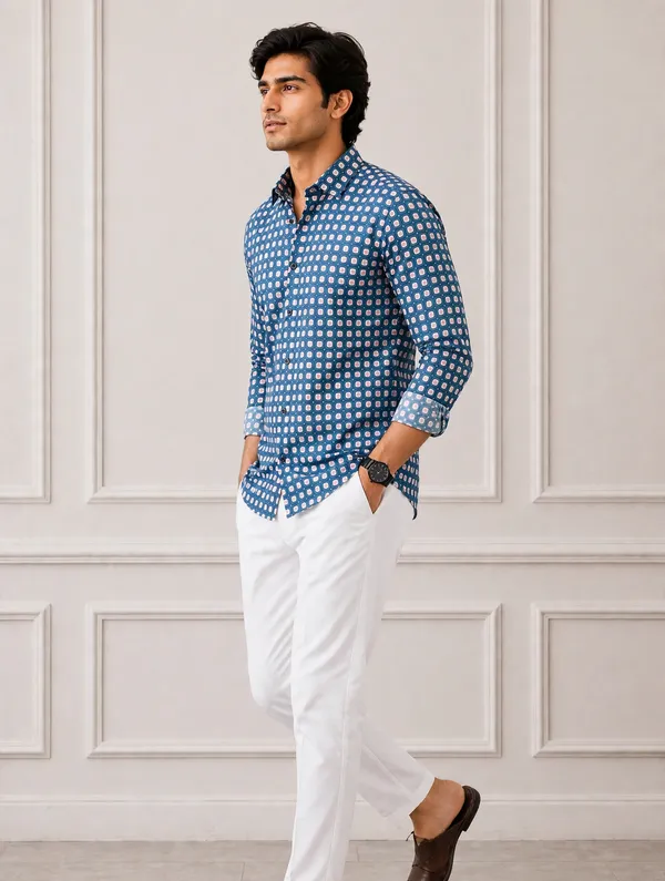 Blue_Dusk_Geo_-_Retro_Square_Print_Shirt
